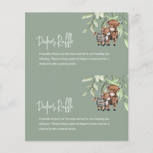 Carte de verdure de vache à pain budget 2 en 1 (Devant)