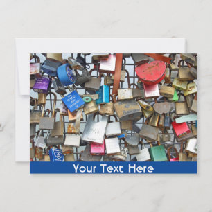 Carte de verrous d'amour Helsinki personnalisable