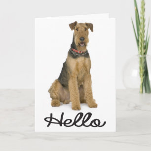 Carte de vers pour chiot Airedale - Verset