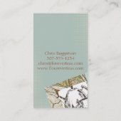 Carte de versement de tasse de thé de théière de (Dos)