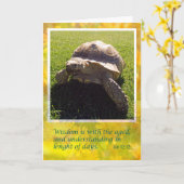 Carte de verset Bible de retraite (Fleur jaune)