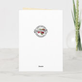 Carte de verset de première communion pour filles  (Dos)