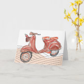 Carte de Vespa (Fleur jaune)