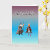 Carte de vie magique (Fleur jaune)
