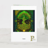 Carte de vie ornée de l'arbre de vie Graphiques (Dos)