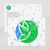 Carte de vie personnalisée pour les entreprises (Devant / Derrière)