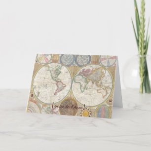 Carte de Vieux Monde historique, 1794 - blanc