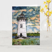 Carte de vignoble Edgartown Lighthouse Marthas (Fleur jaune)