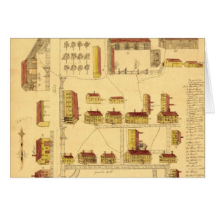CARTE DE VILLAGE DE DISPOSITIF TREMBLEUR, 1849