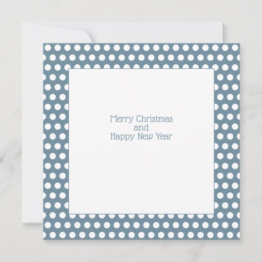 Carte de village de Noël (Dos)