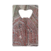 Carte de ville de reproduction d'Amsterdam 1652 (Devant)