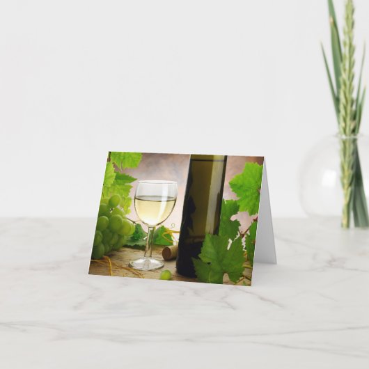 Carte de vin blanc (Devant)