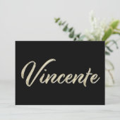 Carte de Vincente (Debout devant)