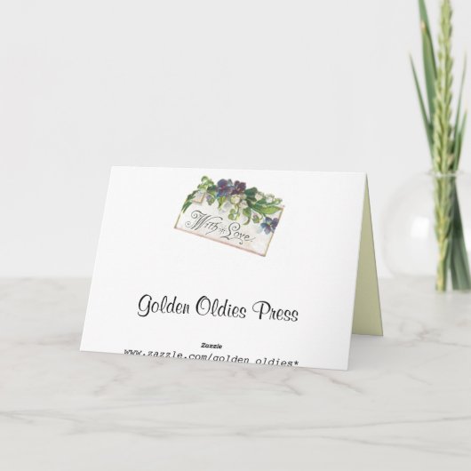 Carte de Vintage (Dos)