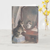 Carte de Vintage (Fleur jaune)
