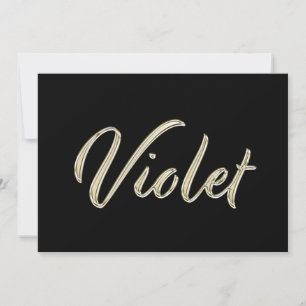 Carte de Violet White Gold