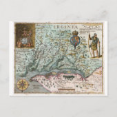 Carte de Virginie 1627 (Devant)