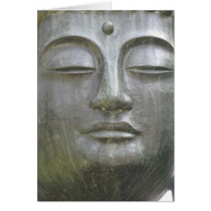 Carte de visage de Bouddha