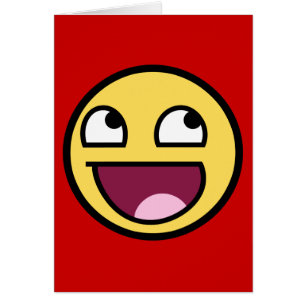 Carte de visage impressionnante