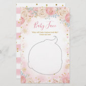 Carte de visage pour bébé Pingouin hiver Flocon de (Devant / Derrière)