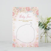 Carte de visage pour bébé Pingouin hiver Flocon de (Debout devant)