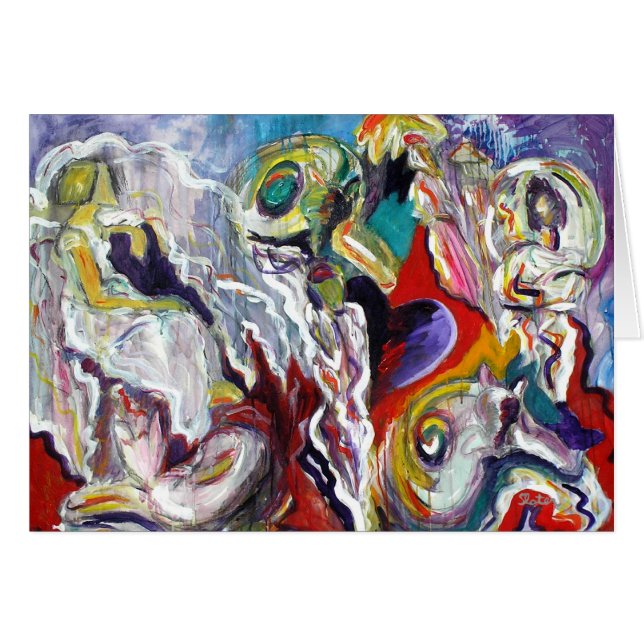 Carte de vision d'ange (Devant horizontal)