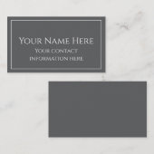 Carte de visite (Devant / Derrière)