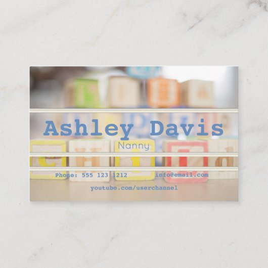 Carte de visite (Dos)