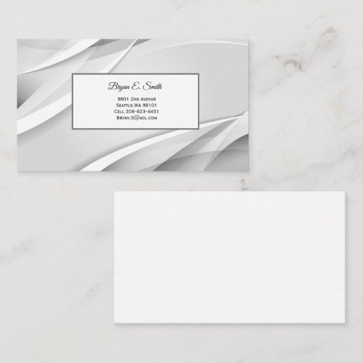 Carte de visite (Devant / Derrière)