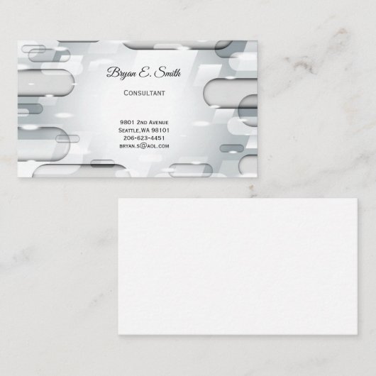 Carte de visite (Devant / Derrière)