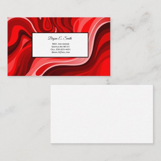 Carte de visite (Devant / Derrière)