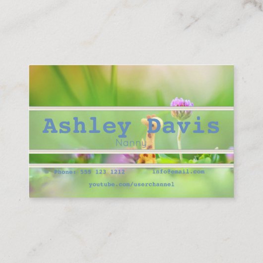 Carte de visite (Dos)