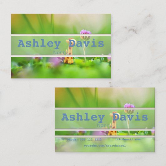 Carte de visite (Devant / Derrière)