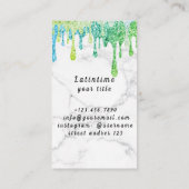 Carte de visite (Dos)