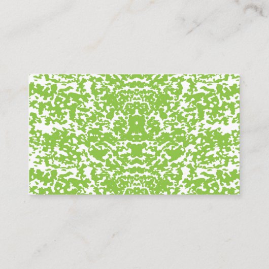 Carte de visite (Dos)