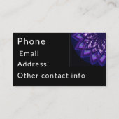 Carte de visite (Dos)