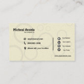 carte de visite (Dos)