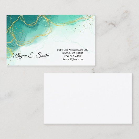 Carte de visite (Devant / Derrière)