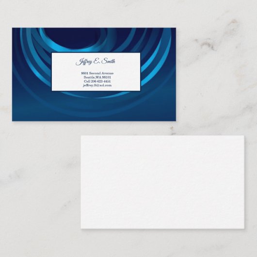 Carte de visite (Devant / Derrière)