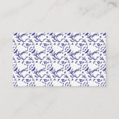 Carte de visite (Dos)