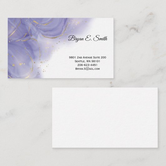 Carte de visite (Devant / Derrière)