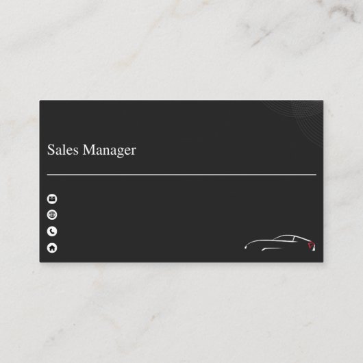 Carte de visite (Dos)