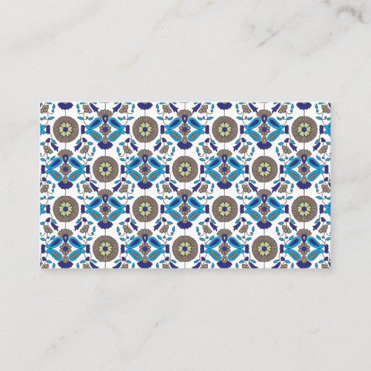 Carte de visite (Dos)