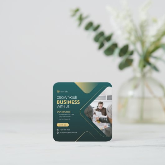 Carte de visite (Debout devant)