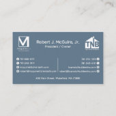 Carte de visite (Dos)