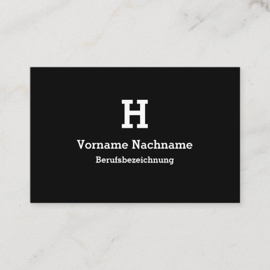 Carte de visite (Devant)