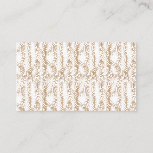 Carte de visite (Dos)