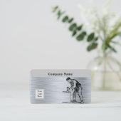 Carte de visite (Debout devant)