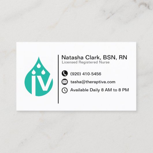 Carte de visite (Dos)