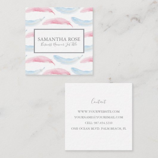 Carte de visite (Devant / Derrière)